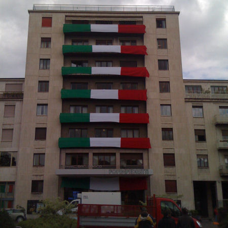 bandiere tricolore italia