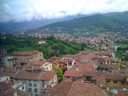 veduta bergamo torre