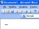 Microsoft Word 2003 - videata iniziale