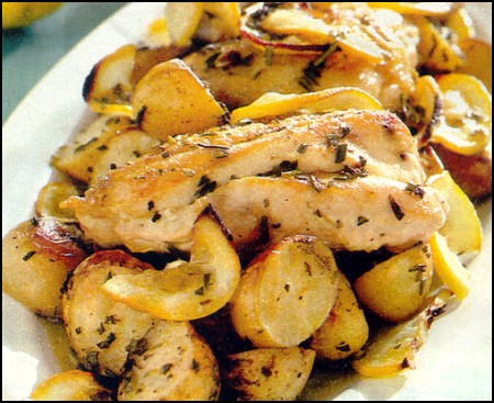 Ricette Carni bianche - Pollo con patate