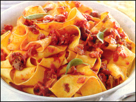 Ricette Primi Pasta - Pappardelle ai fegatini