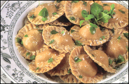 Ricette Primi Pasta - Ravioli di castagne