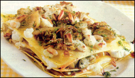 Ricette Primi Pasta - Lasagne ai carciofi