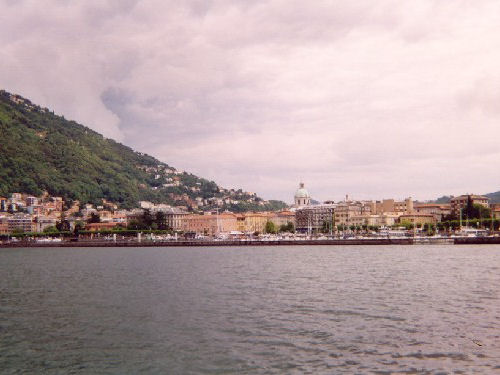 veduta dal lago di Como